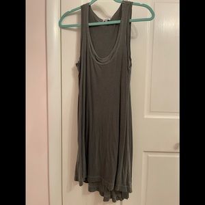 Gray tank top dress